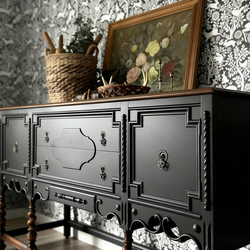 Buffet de luxe rétro de style américain