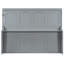 Grand lit gris avec charnières de bureau hydrauliques et conception peu encombrante, pour les plateaux, le cadre, l'option de rangement pour matelas, installation de levage mural compatible de 10 pouces, zones multifonctionnelles, capacité intégrée de 600 lb-118736863