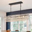 10-Light Kitchen Island Oval Crystal Chandelier-410528821
