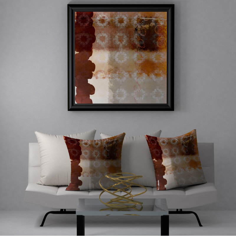 Housse de coussin carrée/insert, 18 po x 18 po