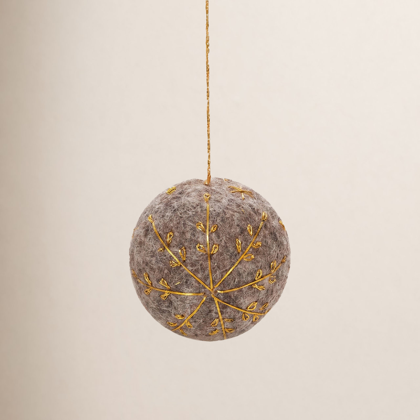 3" Bauble, White