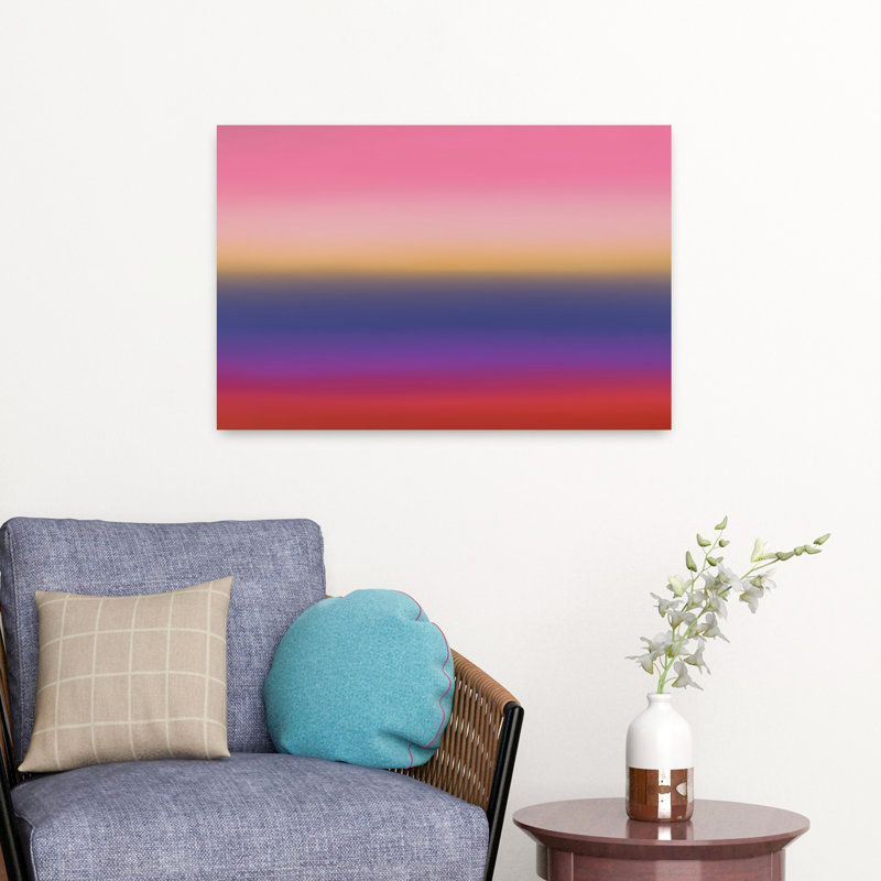 Art contemporain abstrait contemporain, H 16 po x l 24 po