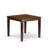 5 Piece Dining Table Set for 4 Includes a Square Kitchen Table and 4 Dinette Chairs, Mahogany-1444528878