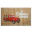 Paillasson rouge 18 po x 30 po Welcome