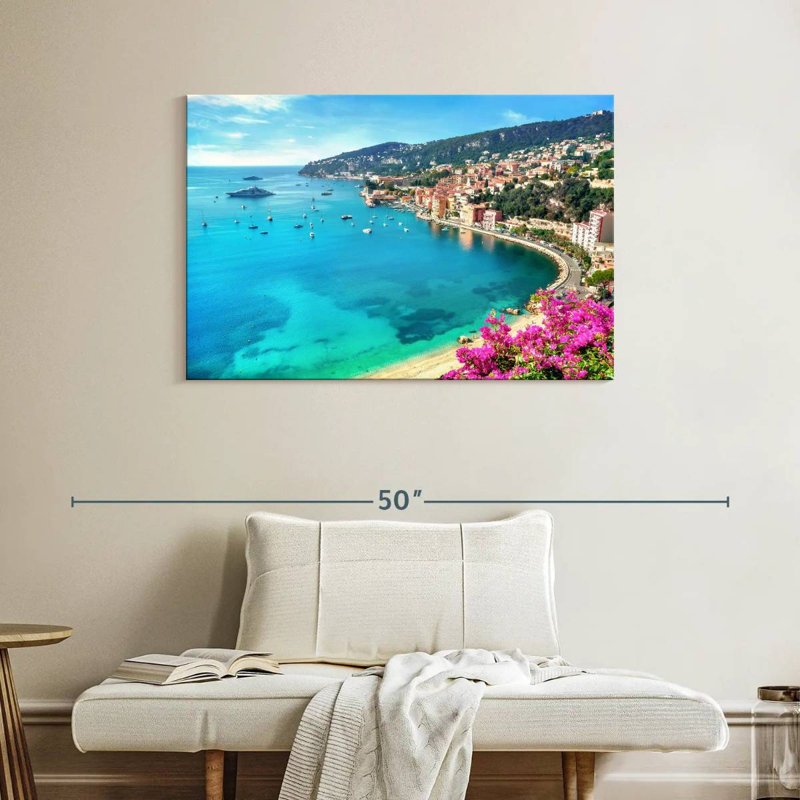 Gillard Villefranche-Sur-Mer Coastal Gillard, H 26 po x l 39 po