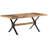 Grishma Solid Wood Top Metal Base Dining Table-709243896-696116692