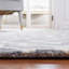 Tapis gris / ivoire en laine touffeté à la main à motif géométrique Berman-16766492