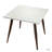 Axia Mid-century Modern Iron Rectangle Dining Table with Square optional-344650408