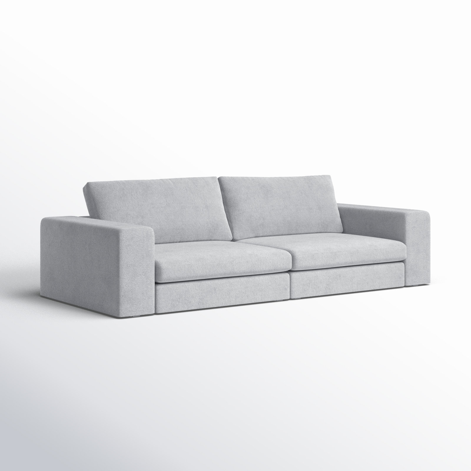 Ojai 100" Modular Sofa, Light Gray