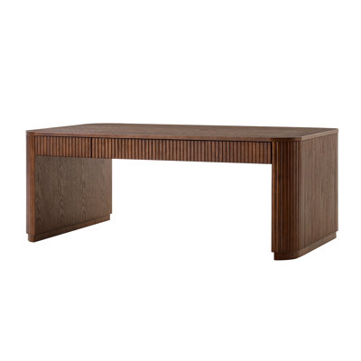 Jadida Enrique Modern  47.75"W Fluted Coffee Table With Storage