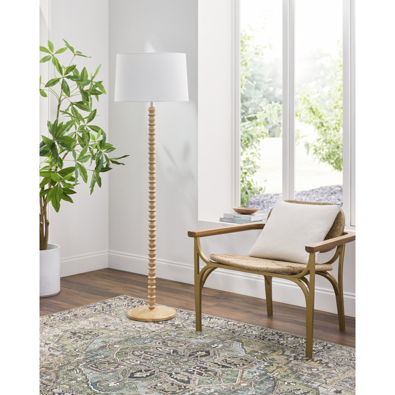 Lampe d'appoint Darienzo, Brun clair