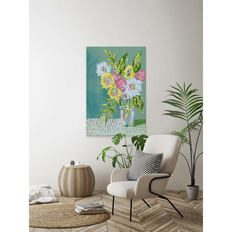 Pastel Blossoms I 1 Piece Wrapped Canvas Painting, 101cm H x 152cm W