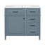 Meuble-lavabo 36 po avec comptoir en céramique-534140492