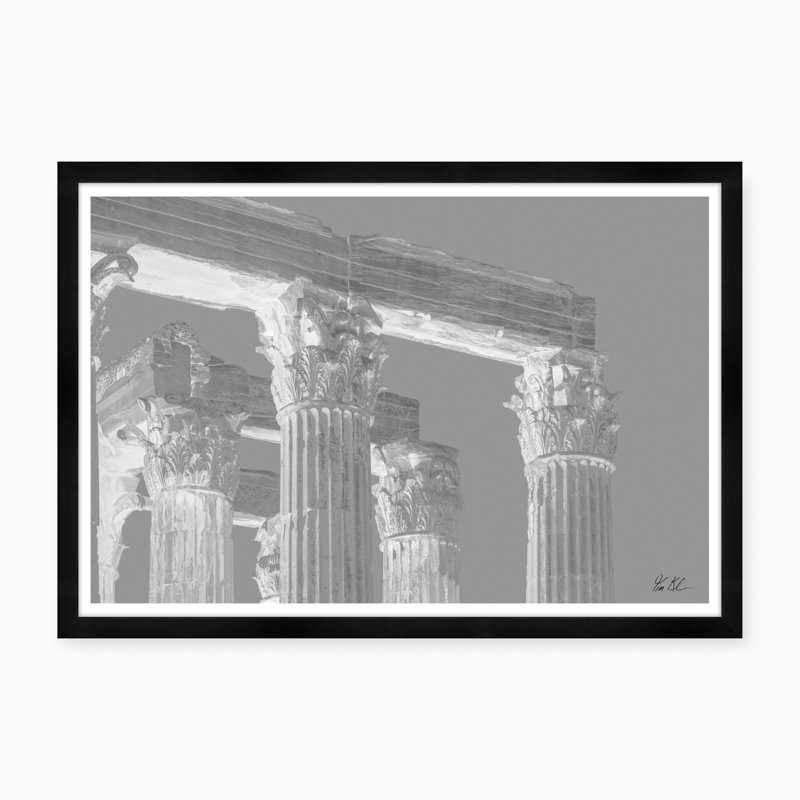 Corinthian Jupiter III en gris - cadre photo