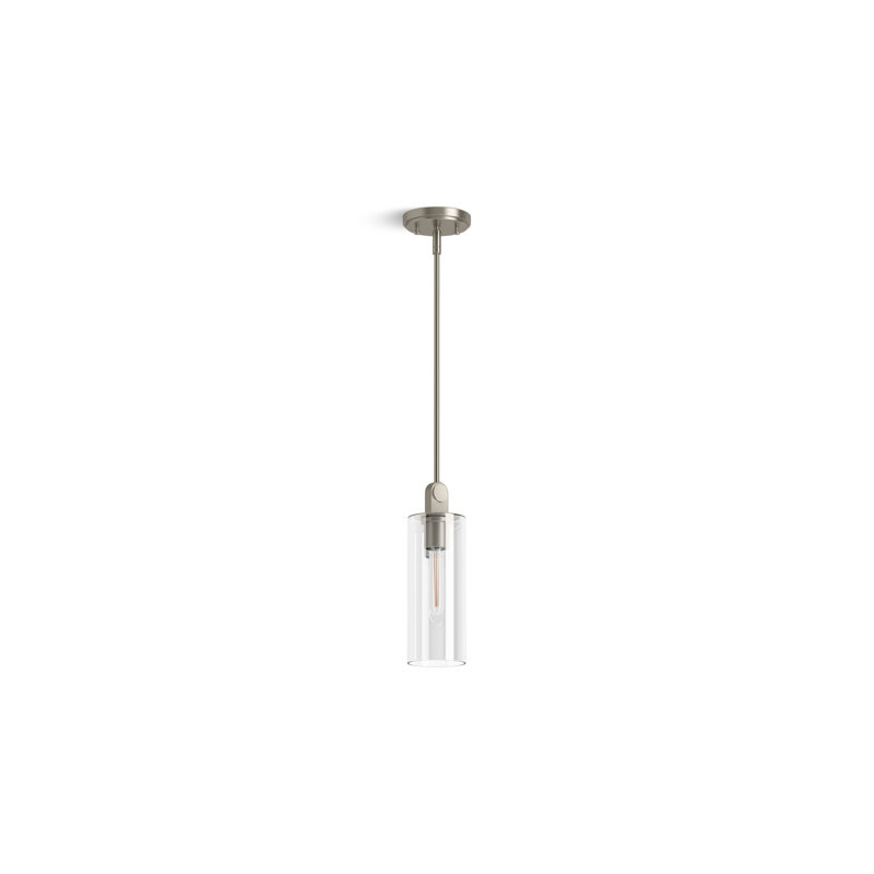 Crue 4 In. Pendant, Brushed Nickel