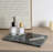 Guein Rectangle Natural Marble Tray,Indian Green
