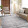 Sorbus Welcome Mat Rug for Entryway, Machine Washable, Non-Slip, Vintage Rug - Gray (Lines)