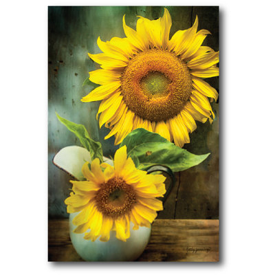 « the à tournesols i », impression sur toile tendue