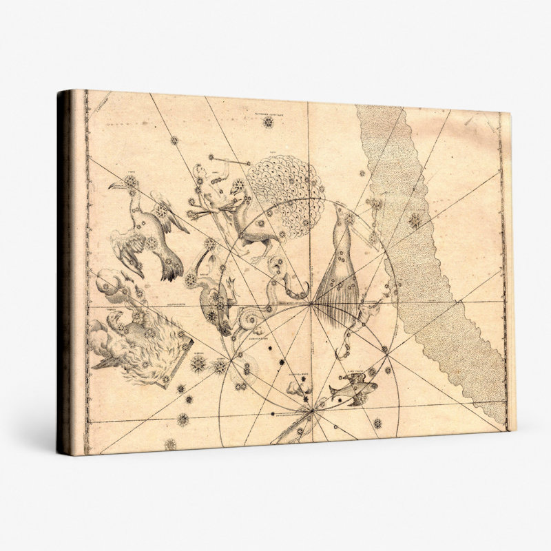 Modbury - Southern Constellations (1603) - Paysage, art mural sur toile, 18" W x 12" H