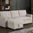 Convertible Upholstered Sectional Sofa with Pull-out Chaise-102484767-102484766
