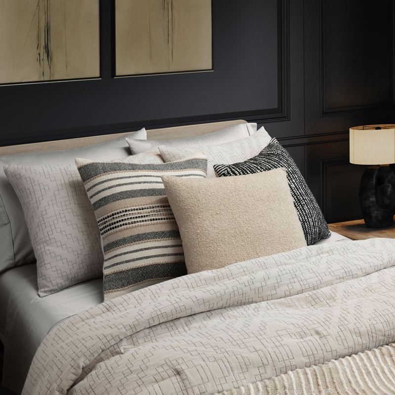 Coussin décoratif Indigo Road par égyptien Sherrod Azzo