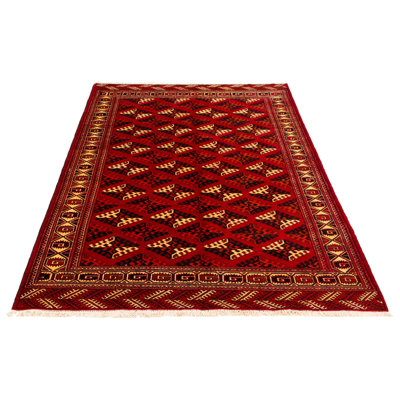 Tapis rouge foncé Maglena 7 pi 0 po x 10 pi 8 po