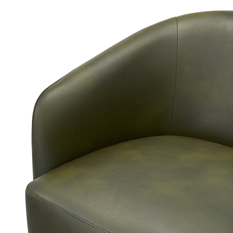 Fauteuil demi-tonneau Armino, Green