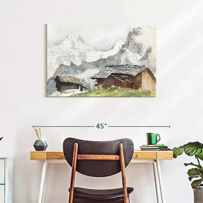 Lilith Chalets Breithorn Murren 1870, H 24 po x l 36 po