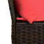  Canapé de patio avec coussins en rotin de polyester brun-1399546401-1399546400