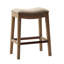 Tabouret de comptoir de style moderne avec tête de clou en cuivre-528062454-528062455