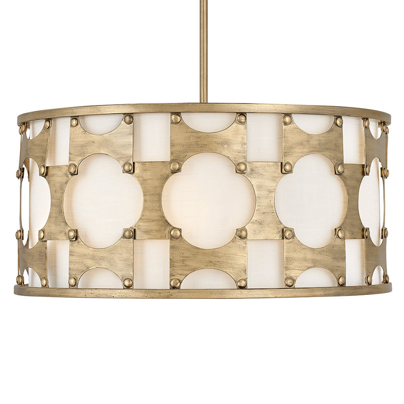 Luminaire suspendu tambour convertible 5 lumières Carter