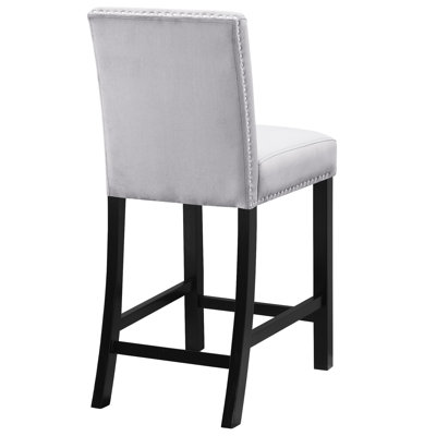 De 4 tabourets de salle à manger gris - confortables et chaises avec coussins en mousse haute, faciles à entretenir, emballés en toute sécurité (4) rembourrage, entretien, emballés pour le transport
