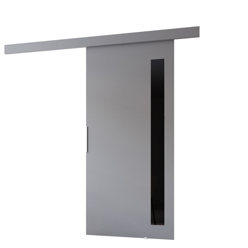 Calliope Veneers Sliding Doors, Grey, 205cm H x 106cm W x 1.6cm D