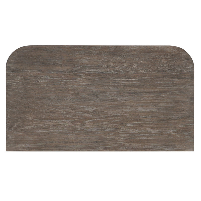 Modern Mood Three Drawer Nightstand, Dark Wood/Mink