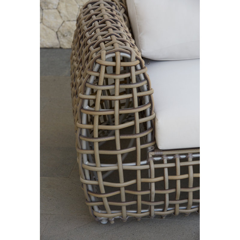 Dynasty Outdoor Lounge Chair, Canvas Canvas Sunbrella® Canvas, Kubu Mushroom