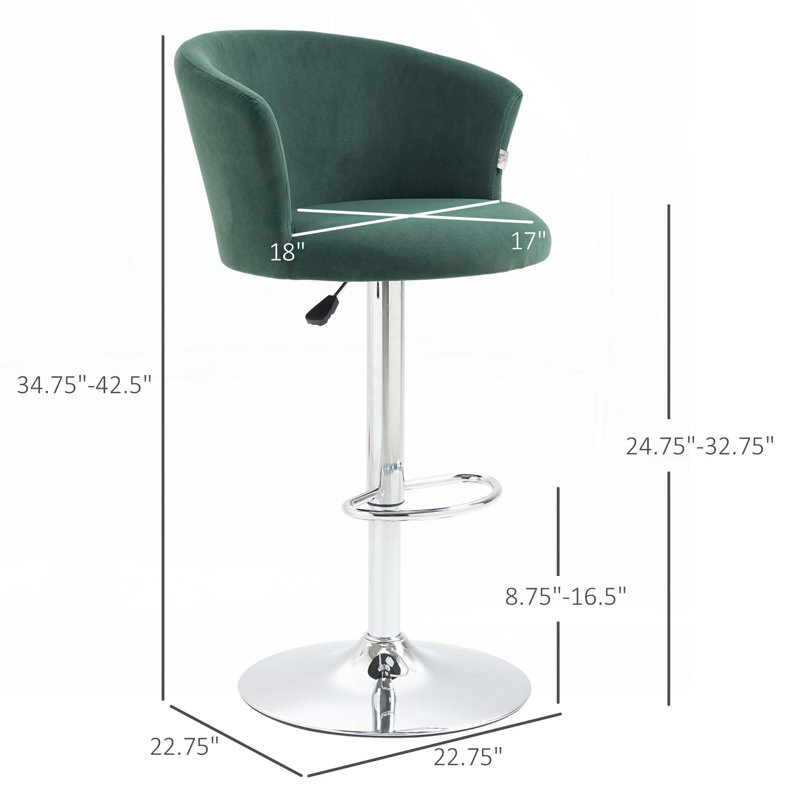 Ensemble de 2 tabourets pivotants