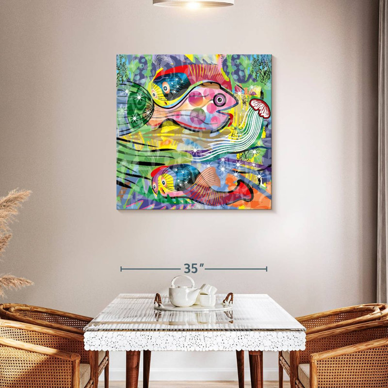 Brampt Mariscos, 36" H x 36" W