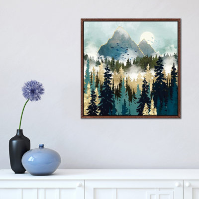Misty Pines - Print on Canvas