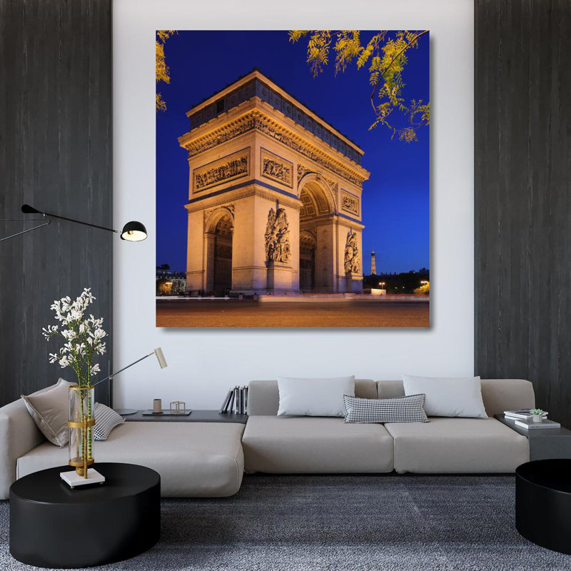 Arc de Triomphe, Paris, H 39 po x l 36 po