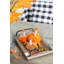 Ensemble de 6 citrouilles ornementales 5 po x 7 po orange