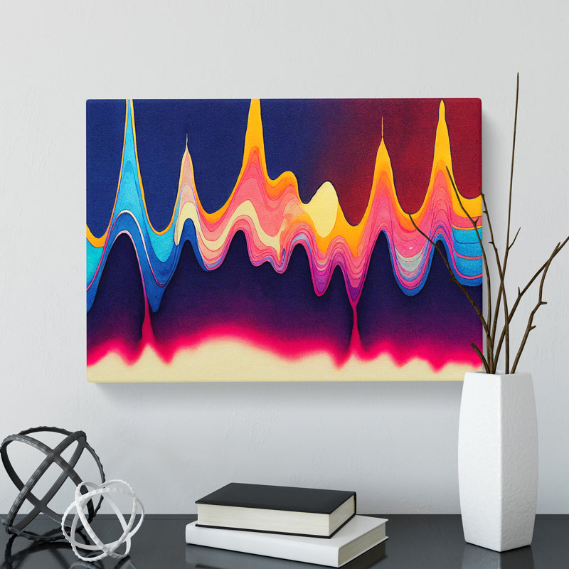 Audio Soundwave Vol.3 Abstract - Wrapped Canvas, 35cm H x 50cm W x 3cm D