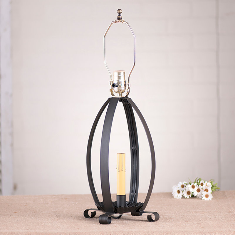 Finbar Metal Lamp Base Lamp, Kettle Black