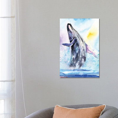 Whale by George Dyachenko - Wrapped Canvas Painting