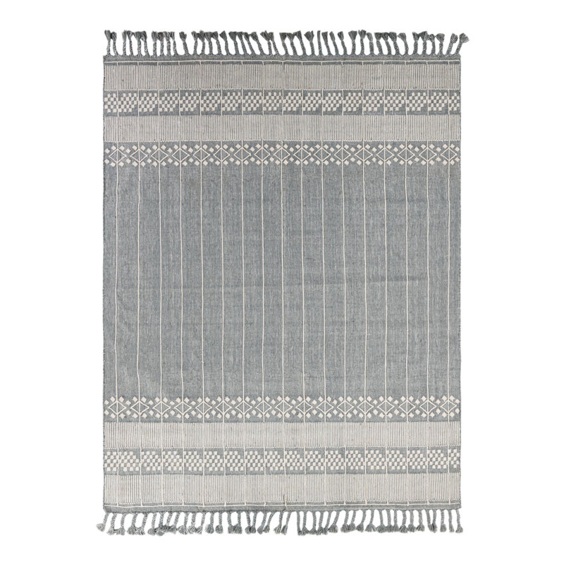 Tapis intérieur bohème Dakota Fields Eco, Rectangle 9 pi x 12 pi
