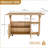 Multifunctional Extendable Folding Dining Table With Wheels, Movable Foldable Dining Table With 2 Drop Leaves And Storage Space, Space Saving Rectangle Collapsible Table For Small Spaces, Brown(11.81"W-27.65"W)