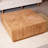 Modern Burlywood Solid Wood Square Coffee Table