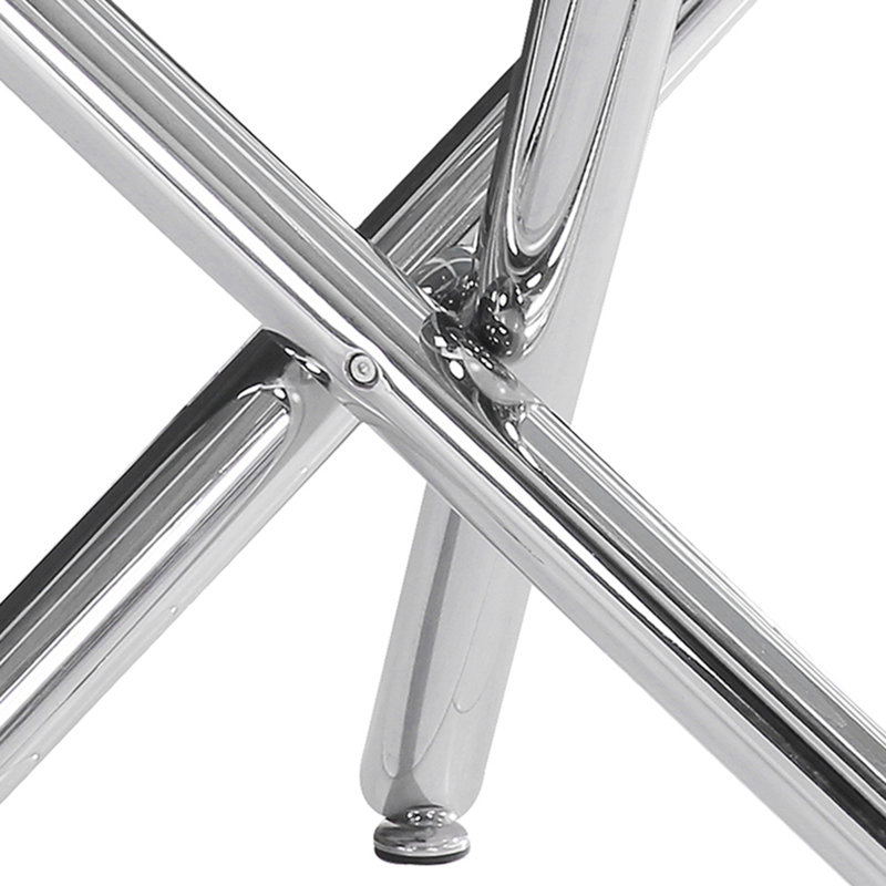 Ensemble repas pour quatre personnes, Chrome, Gris clair