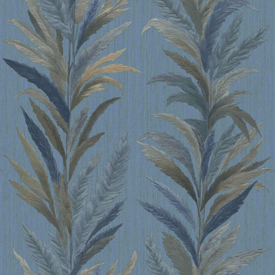 Tarn Leaf Flourish Wallpaper