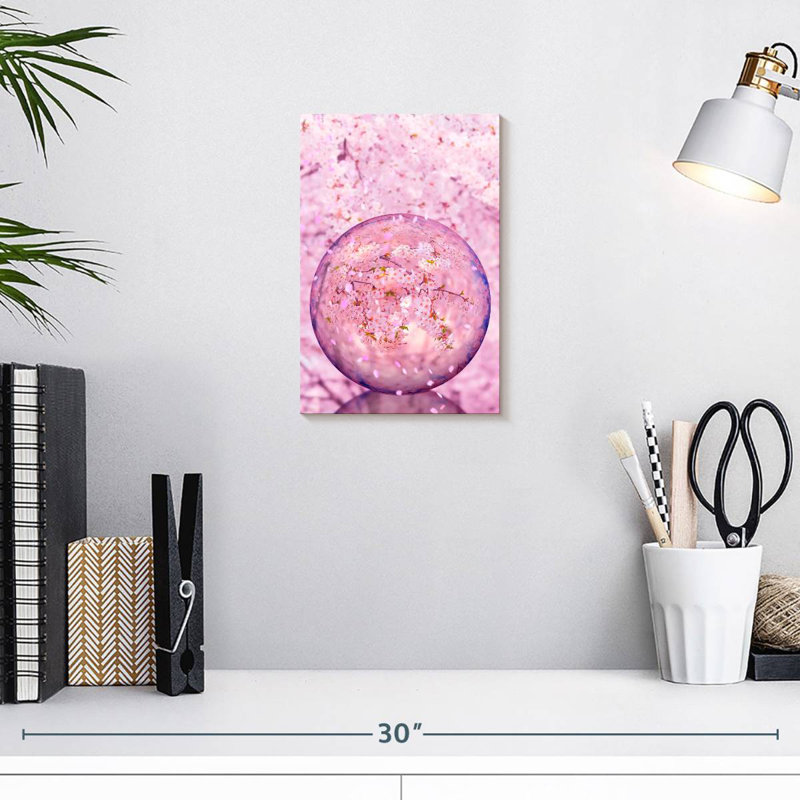 Sphère Sakura, H 12 po x l 8 po