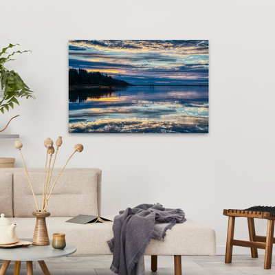 Lavande matin nuage levers de soleil / quais de coucher de soleil / jetée 2022-2 Art abstrait Art contemporain